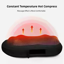Soothly 8-Node Shiatsu Neck & Shoulder Massager with Heat – Deep Tissue Pain Relief
