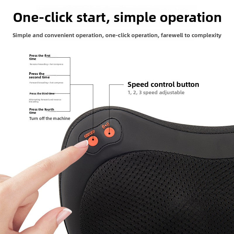 Soothly Shiatsu Neck & Shoulder Massager with Heat – Deep Tissue Pain Relief